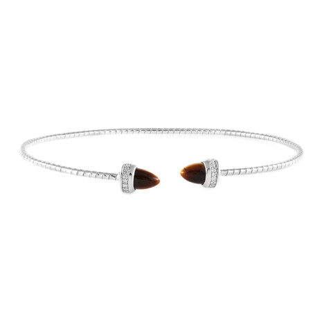 Tiger´s Eye Silver Bangle (SUHANA)