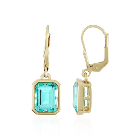 Orecchini in argento con Quarzo color paraiba