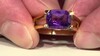 Zilveren ring met een Marokkaanse Amethist