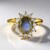 Anello in argento con Labradorite (Adela Silber)