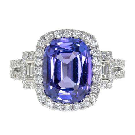 18K AAA Tanzanite Gold Ring (CIRARI)