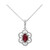 14K AAA Mozambique Ruby Gold Necklace (CIRARI)