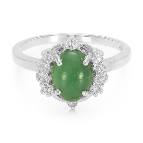 Imperial Chrysoprase Silver Ring