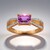 Anello in oro con Diasporo Rosa (AMAYANI)