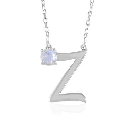 Collana in argento con Pietra di Luna Arcobaleno