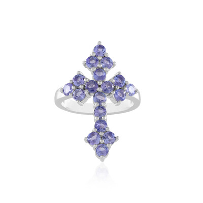 Anello in argento con Tanzanite