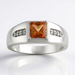 Anello in argento con Topazio Tepetate