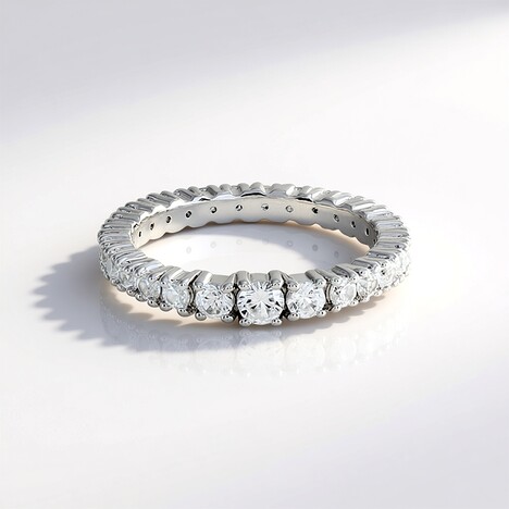 Anello in argento con Zircone