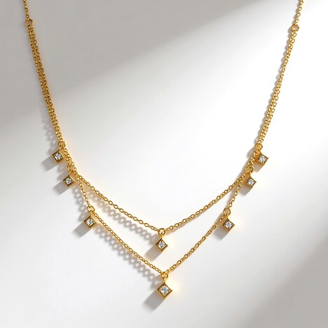 Collana in argento con Zircone