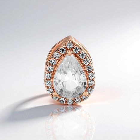Ciondolo in argento con Zircone (Adela Silber)