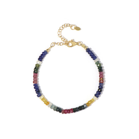 Saphir-Silberarmband