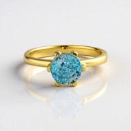 Bague en argent et Zircon de Ratanakiri