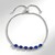 Bracciale in argento con Cianite del Nepal