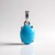 Pendentif en argent et Turquoise Sleeping Beauty