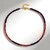 Collana in argento con Granato Mozambico