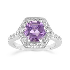 Amethyst Silver Ring