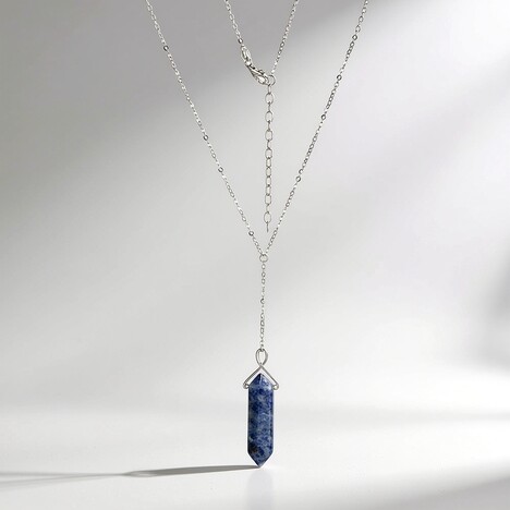 Collana in argento con Sodalite