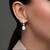 Boucles d'oreilles en argent et Opale Welo