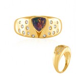 Mezezo-Opal-Silberring (de Melo Essence)