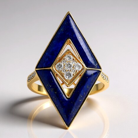 Anello in oro con Lapislazzuli (CIRARI)