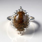 Anello in argento con Quarzo Dinosauro