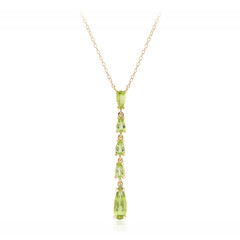 Collar en plata con Peridoto de Birmania