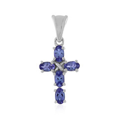 Tanzanite Silver Pendant