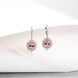 Pinkfarbener Spinell-Goldohrringe (CIRARI)