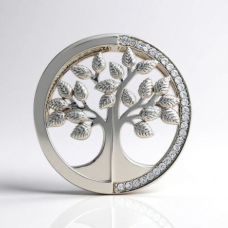 Ciondolo in argento con Zircone