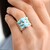 Bague en argent et Larimar