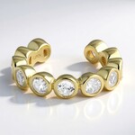 Orecchini in argento con Zircone (Adela Silber)