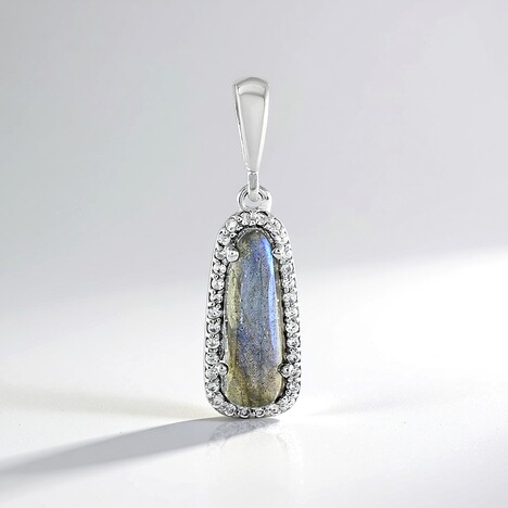 Pendentif en argent et Labradorite