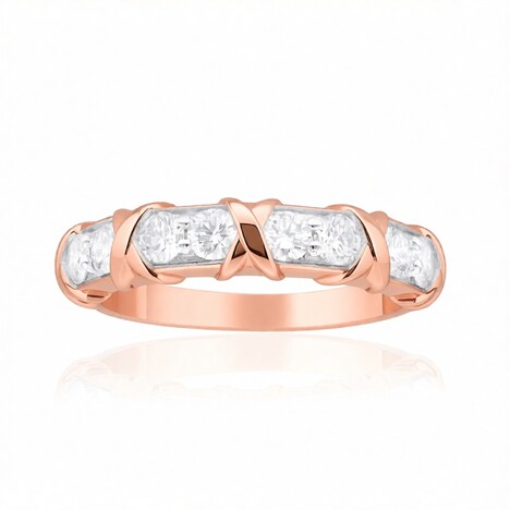 Anello in oro con Diamante SI1 (G) (Annette)