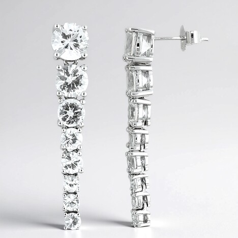 Orecchini in argento con Danburite