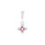 Pendentif en argent et Grenat Rhodolite