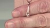 Zilveren hanger met een I2 Champagne Diamant