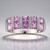 Anello in oro con Zaffiro Rosa (CIRARI)