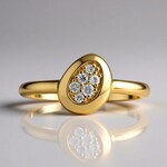 Bague en or et Diamant SI1 (G) (Annette)