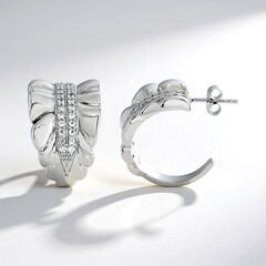 Orecchini in argento con Zircone (SAELOCANA)