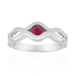 Anello in argento con Rubino della Birmania (Pallanova)
