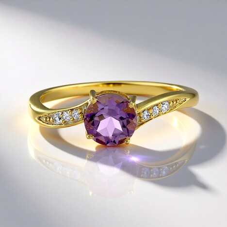Anello in argento con Quarzo Azur