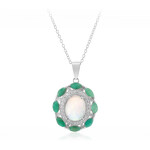 Collana in argento con Opale di Welo