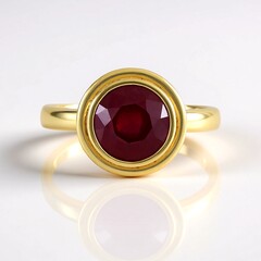 Anello in argento con Rubino del Madagascar