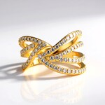 Anello in oro con Diamante Cioccolato I2 (SUHANA)