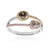 Gouden ring met SI2 Fancy Diamanten (CIRARI)