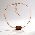 Bracciale in argento con Quarzo Fragola (Joias do Paraíso)