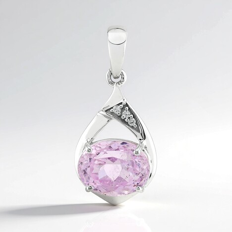 Ciondolo in argento con Kunzite (Pallanova)