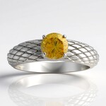 Anello in argento con Sfalerite (de Melo Essence)