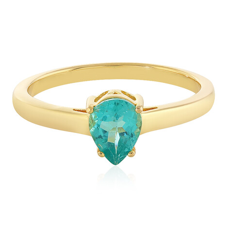 Bague en argent et Apatite bleue