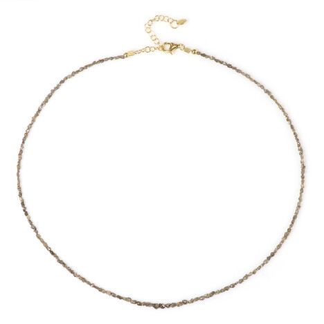 Collar en plata con Diamante champán